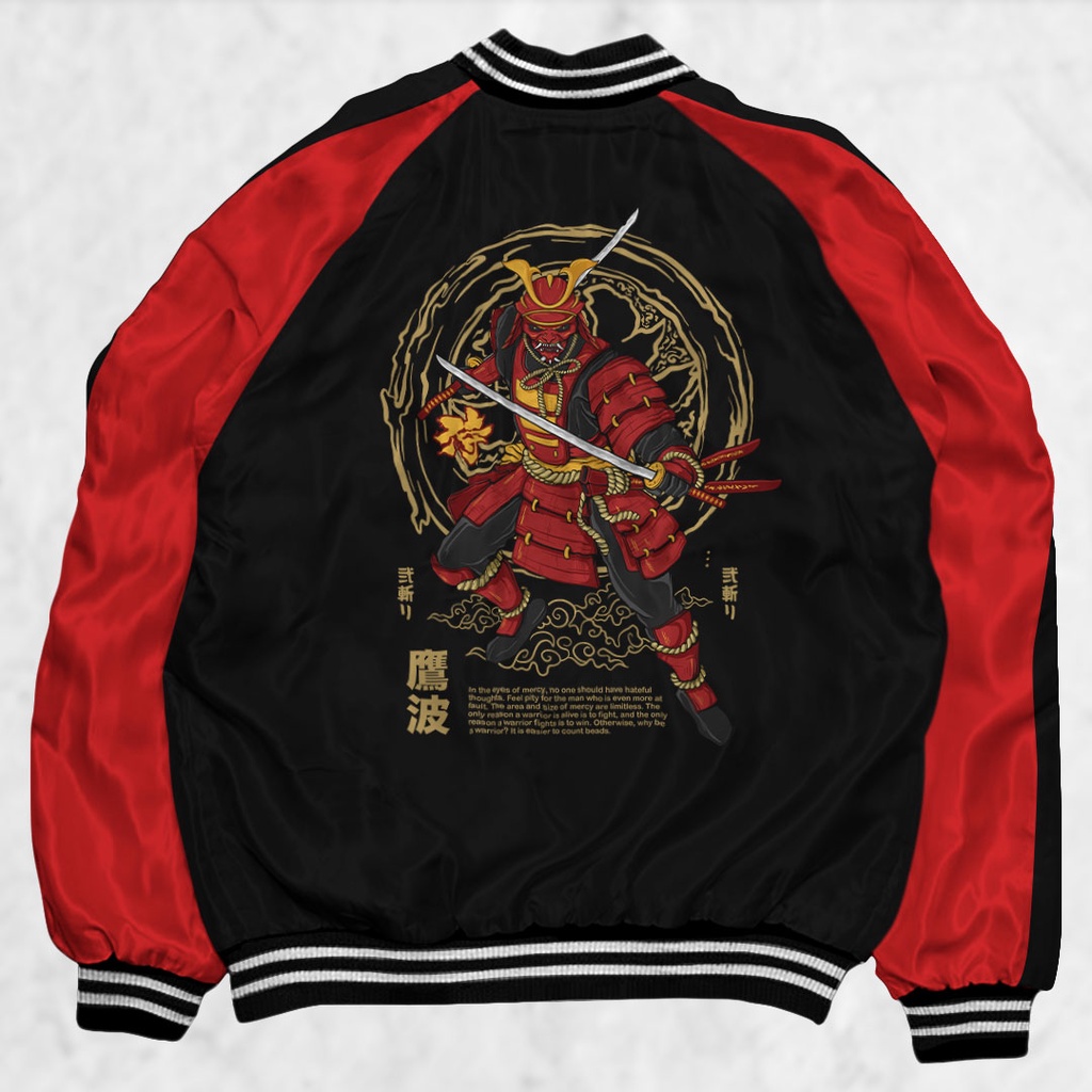 HIPNOP Jaket Sukajan Ronin Sablon Jaket Pria Wanita Distro Unisex Japan Premium Original