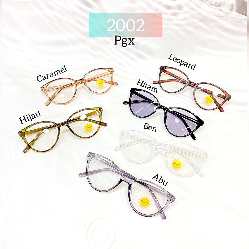 [NEW] Kacamata Photocromic Berubah Warna Frame Cantik Wanita Optik Vintage Impor Best Product Free Box Dan Lap