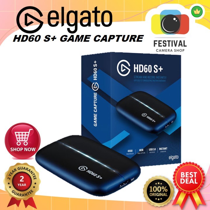 Elgato HD60S+ / Elgato HD60 S+ / HD60 S Plus Video Capture RESMI