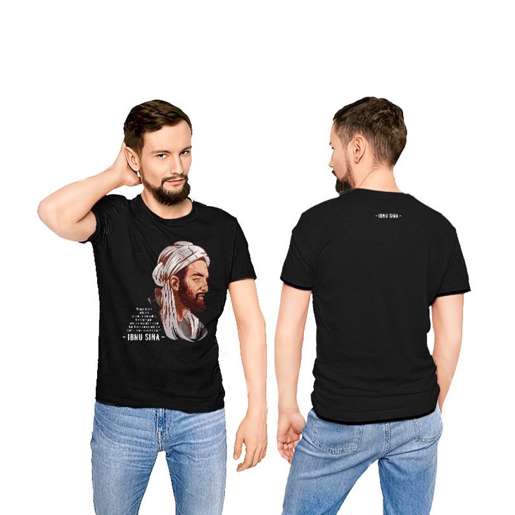 SAFANA - Kaos Ilmuwan Muslim Design Ibnu Sina - HM 02