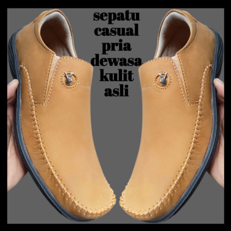 SEPATU KULIT PRIA SEPATU CASUAL SEPATU PRIA DEWASA
