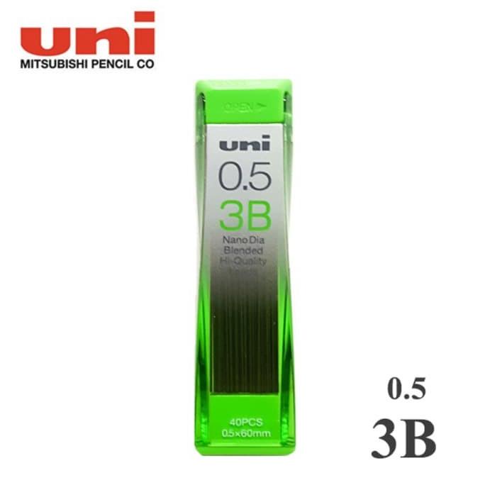 

Uni Nano Dia Pencil Lead 0.5 mm 3B / Isi Pensil Mekanik 3B - 0.5 mm HOT SALE