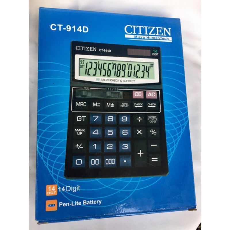 

KALKULATOR ( BIG) JUMBO CT 914D 14 DIGIT MURAH