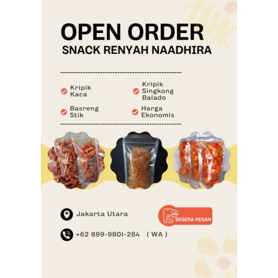 

SNACK RENYAH NAADHIRA