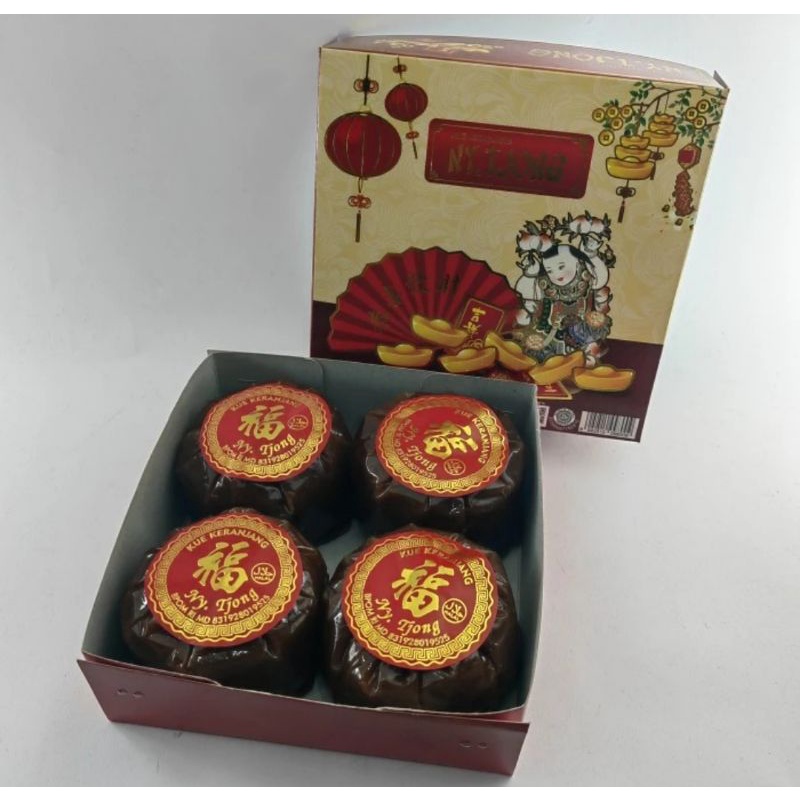 

KUE KERANJANG NY TJONG DODOL IMLEK KUE CHINA 1KG ISI 4 +-/250g