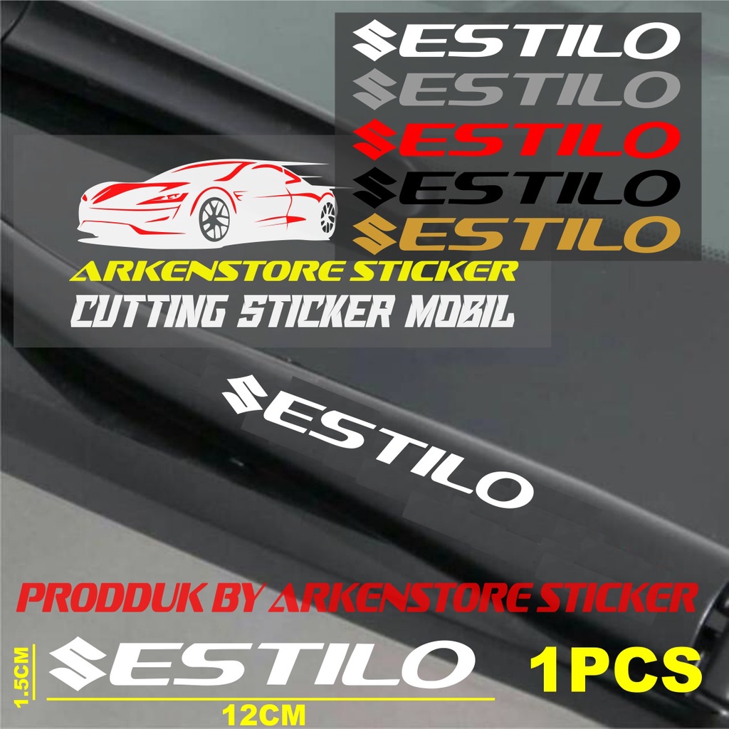 STICKER WIPER MOBIL SUZUKI ESTILO STIKER WIPER MOBIL SUZUKI ESTILO