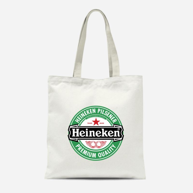 Tote Bag Kanvas Heineken /Totebag/ Tas Wanita Termurah