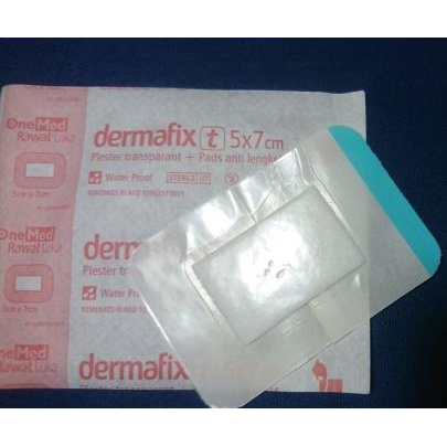 Plester Infus Transparan OneMed Plaster Infus Perban Bening