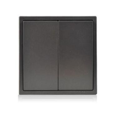 Simon I7 Saklar Intermediate 2 Gang Switch - Grey (Tanpa Frame) Terlariss 