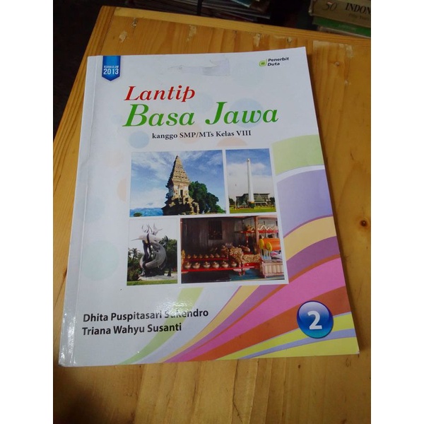 BUKU PELAJARAN SMP KELAS 2 LANTIP BASA JAWA ORIGINAL