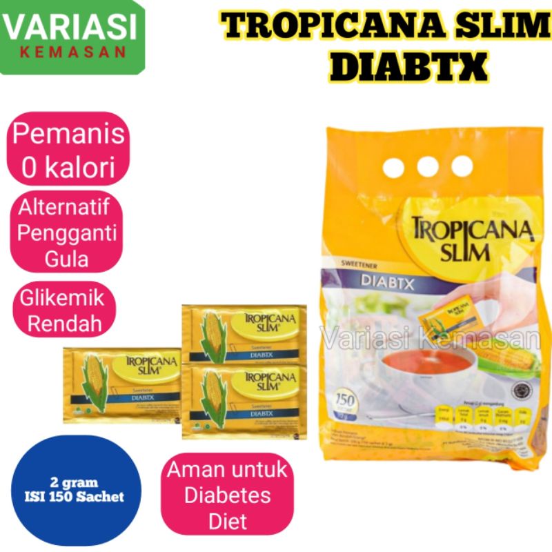 

TROPICANA SLIM DIABTX 150pc | pemanis gula diet diabet diabetes hotel
