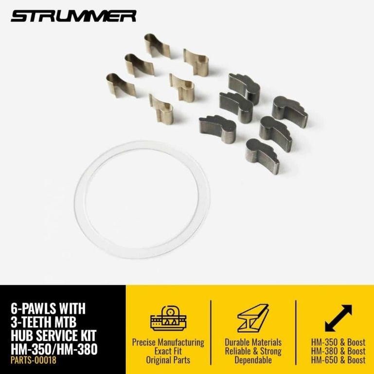 PELATUK HUB FREEHUB STRUMMER 350 380 6 PAWL