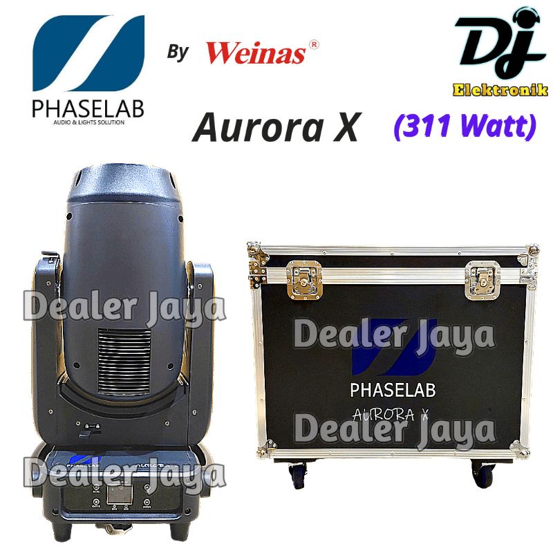 WEINAS PHASELAB Lampu Lighting / Moving Beam AURORA X / AURORAX + Hardcase