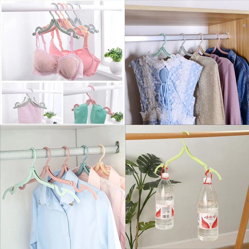 Hanger Lipat Gantungan Baju Hemat Ruangan Portable Pengering Pakaian
