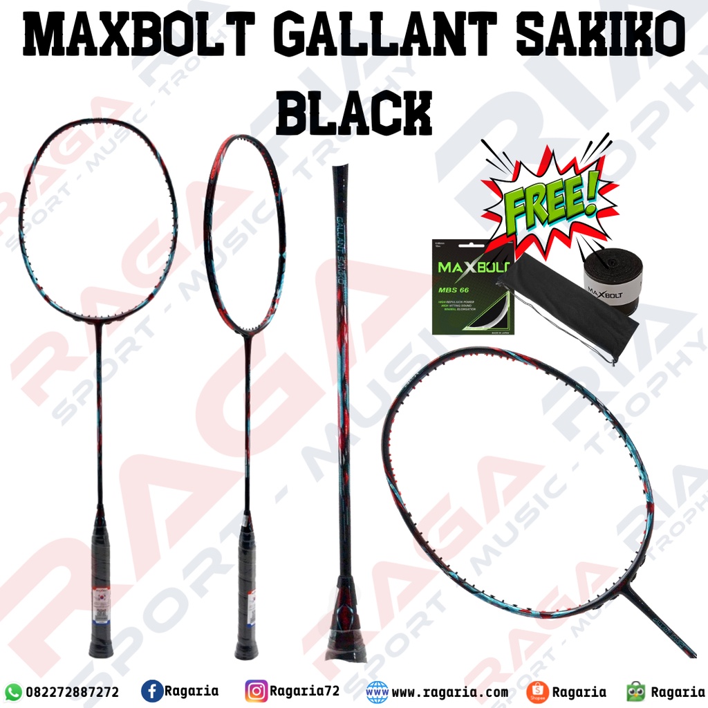 Raket Maxbolt Gallant Sakiko Black Edition