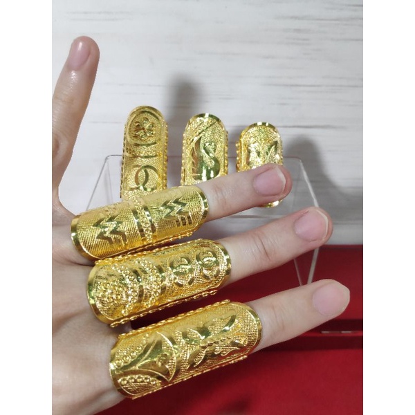 Cincin super lebar dewasa logo Chanel, Rolex, lv, CH emas asli, 1 sk (6.7 g gram) suku karat Kadar m