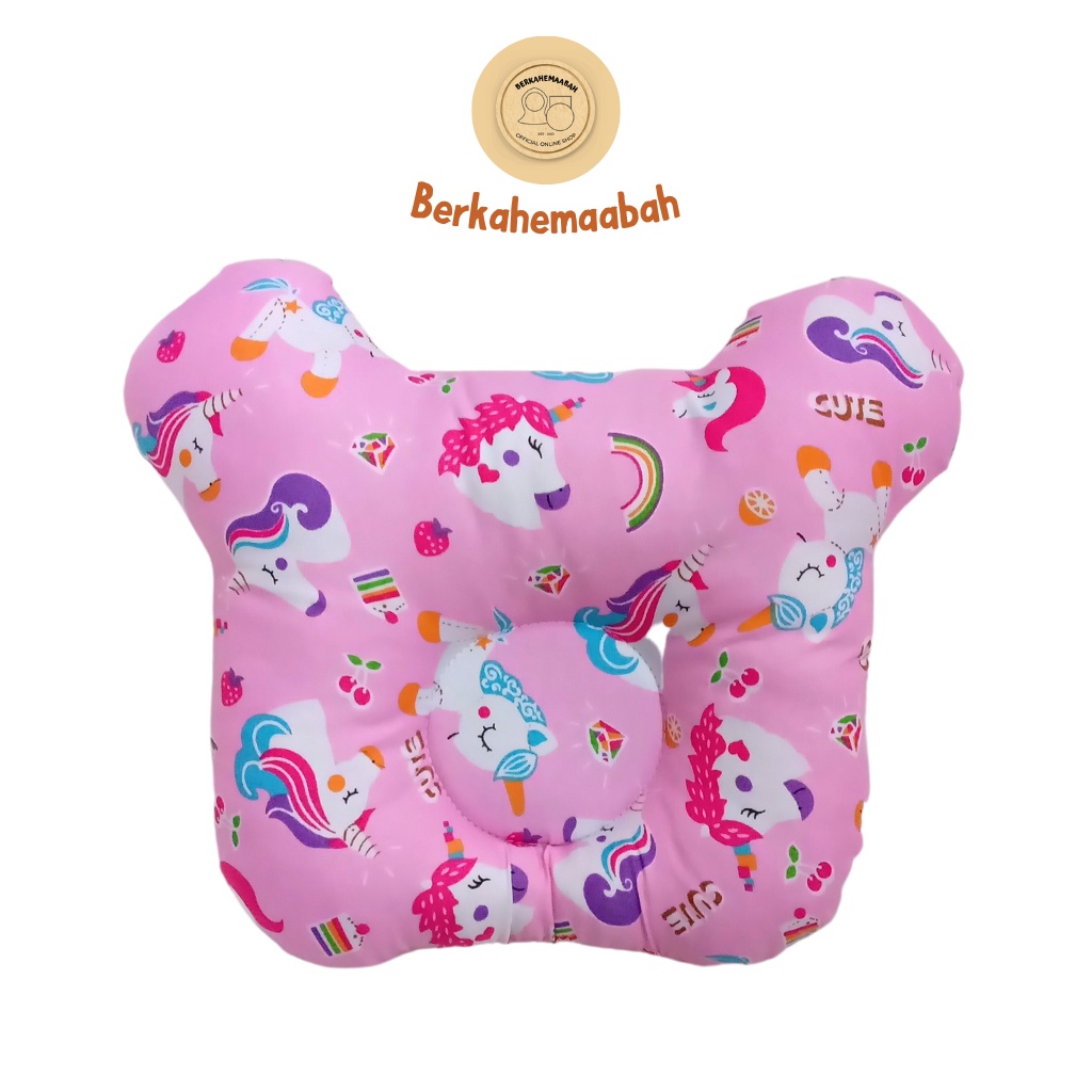 (UNICORN) Bantal Bayi Anti Peyang Mickey Series | Bantal Bayi | Flat Head Prevention Pillow | Bantal Mickey Series