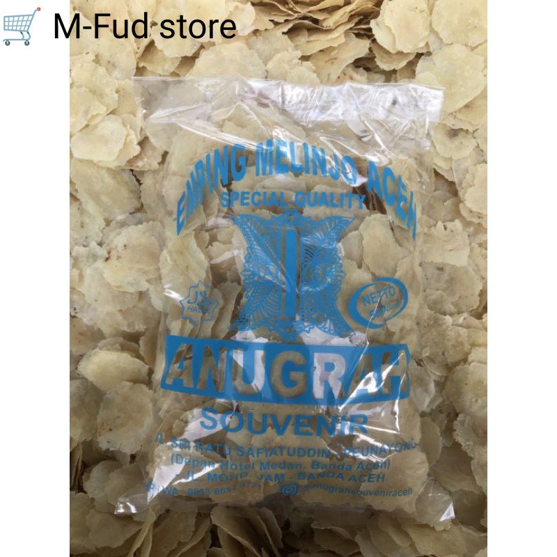 

Emping melinjo asli Aceh Anugrah Souvenir 500gr kualitas premium