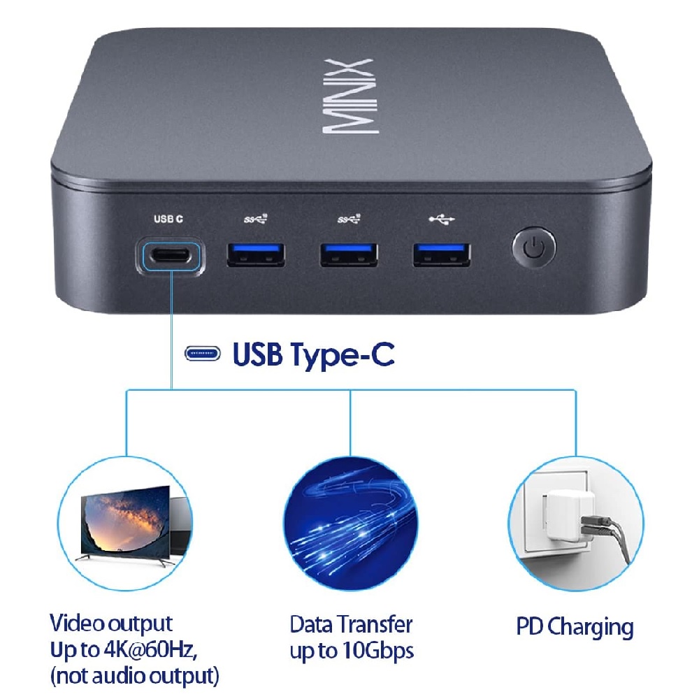 MINIX NEO J51-C8 - Mini PC Win 11 - Intel N5105 RAM 8GB SSD 256GB