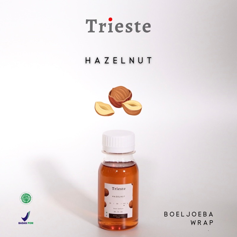 Trieste Hazelnut Syrup Repack [30, 50, 100] g