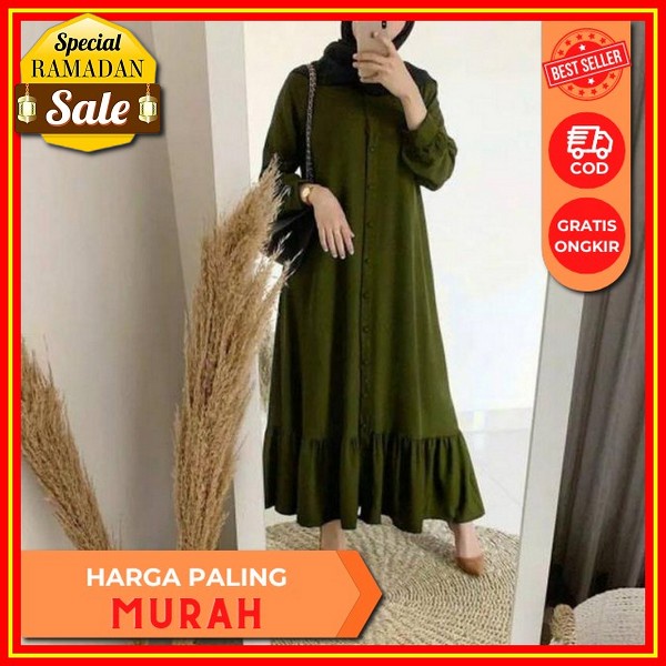 Baju Gamis Burbery Mix Moscrepe Wanita Dewasa Remaja Busui Kekinian Terbaru 2022 Modern Simple Elega