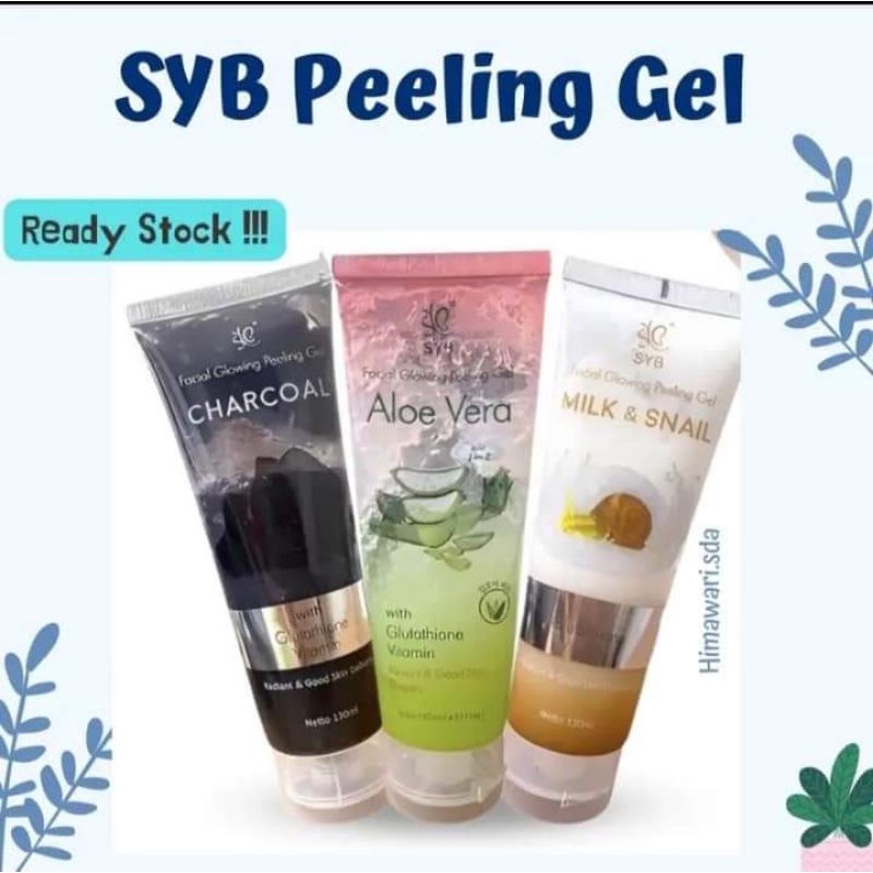 (READY) SYB Facial Glowing Peeling Gel/Peeling wajah 130ml