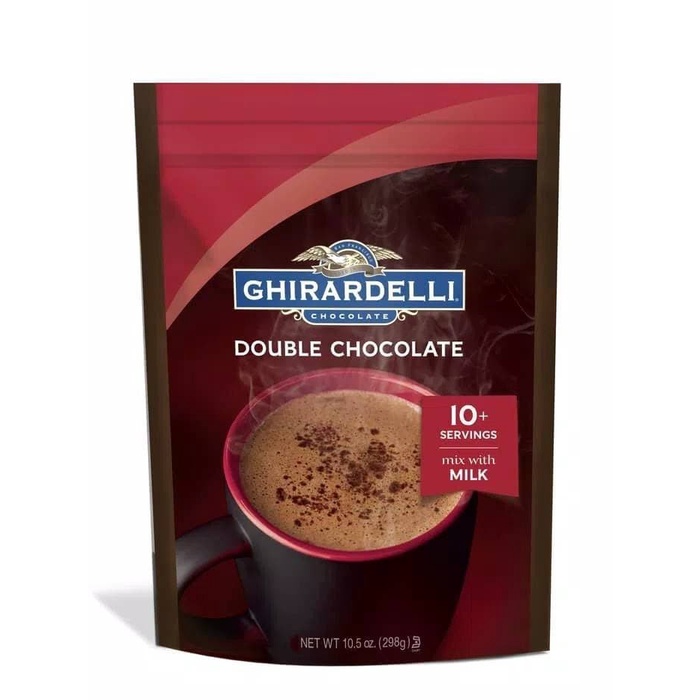 

GHIRARDELLI HOT COCOA DOUBLE CHOCOLATE MINUMAN COKELAT IMPORT