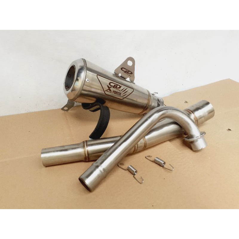Knalpot racing cld monster knalpot racing vario 150,pcx matic 150.cc knalpot matic suara gahar