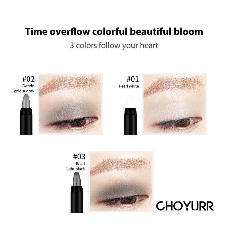 【COD】Eyeshadow  Pencil Eyeshadow Stick Glitter Shimmer Pearlescent Single  Waterproof &amp; Long Lasting Eyeliner Pencil-CH