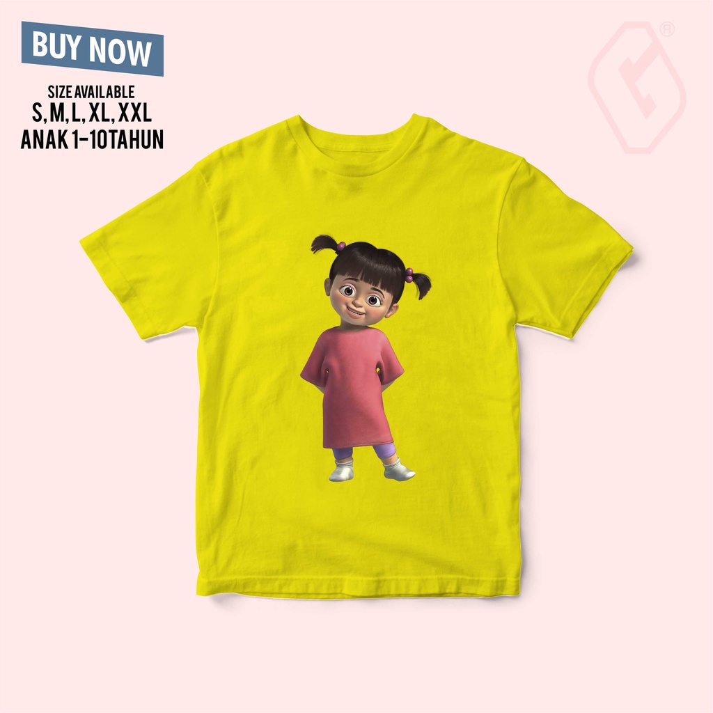 baju anak boo monster inc / kaos anak monster inc boo