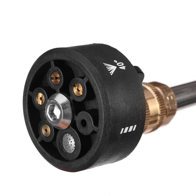 6in1  Nozzle High Pressure Washer 1/4 Inch Plastik Adjustable Nozzle Cuci Mobil Sprayer Kabut Hose Nozzle