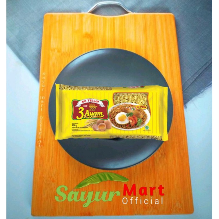 

Mie Telur Cap 3 Ayam INSTAN