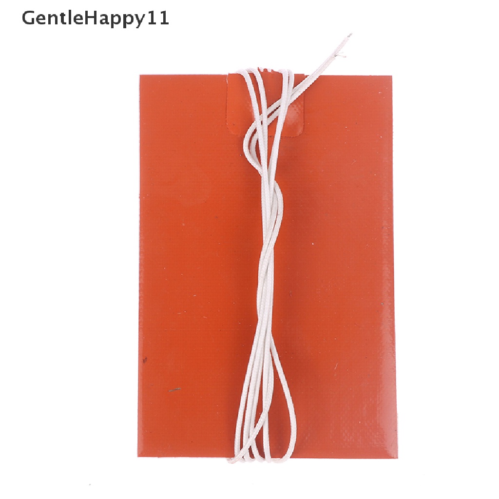 Gentlehappy 300W 110V 10x15cm Alas Pemanas Silikon Oli Mesin Rubber Heag Mat Warming id