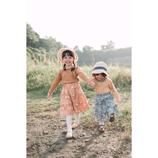 RACHIDKIDS / SETELAN ANAK CEWEK LUCU / ARUMI SKIRT SET