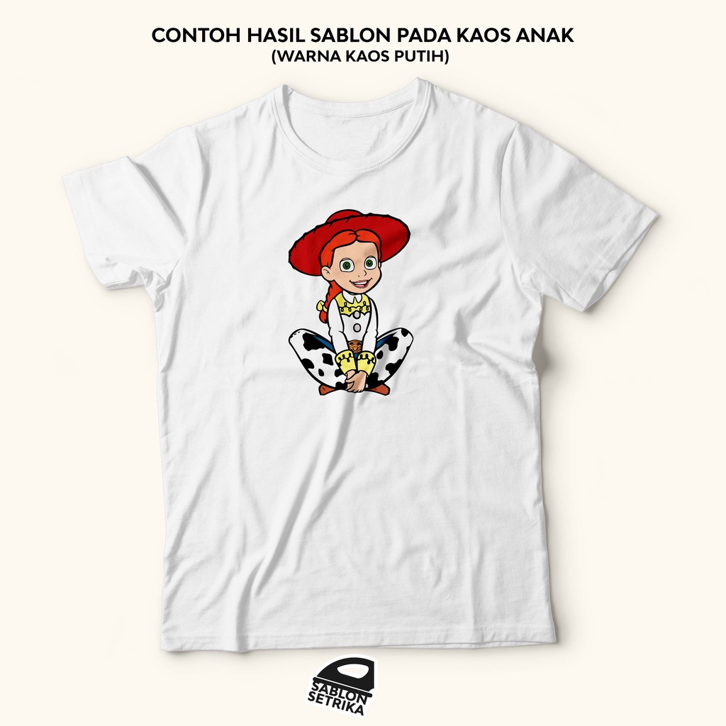 SABLON SETRIKA SABLON DTF PRINTING TEMA KARTUN TOY STORY