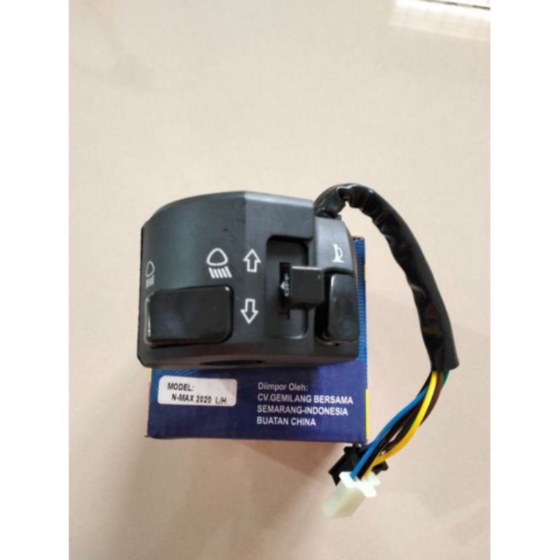 1 pcs complete saklar kiri(L/H) nmax new 2020 multifungsi serbagu a tombol klakson klekson tombol se