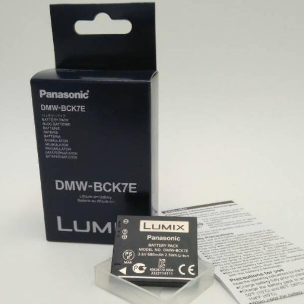 Populer Baterai Panasonic Lumix DMW-BCK7E/YN101 original Lumix battery