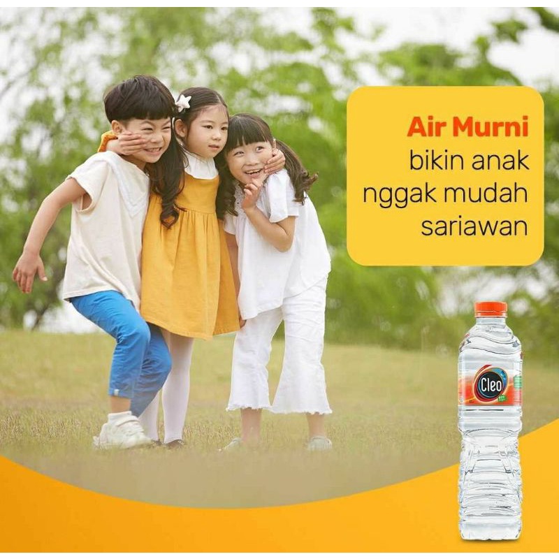 

Ay00! Murah Paket Air Cleo Mini 220ml 5 Pack Tanpa Mineral