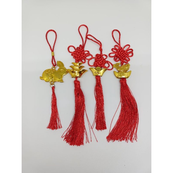 gantungan Rumbai tasel / tassel knot imlek hiasan parcel Hampers chinese New year