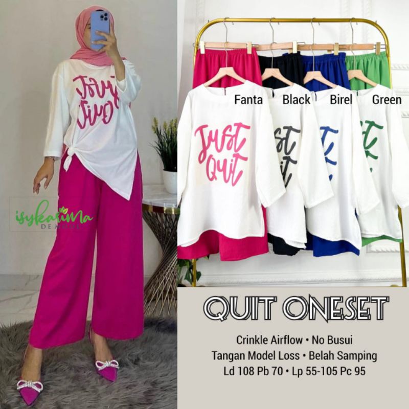 QUIT ONE SET/BY ISYKARIMA/ONE SET