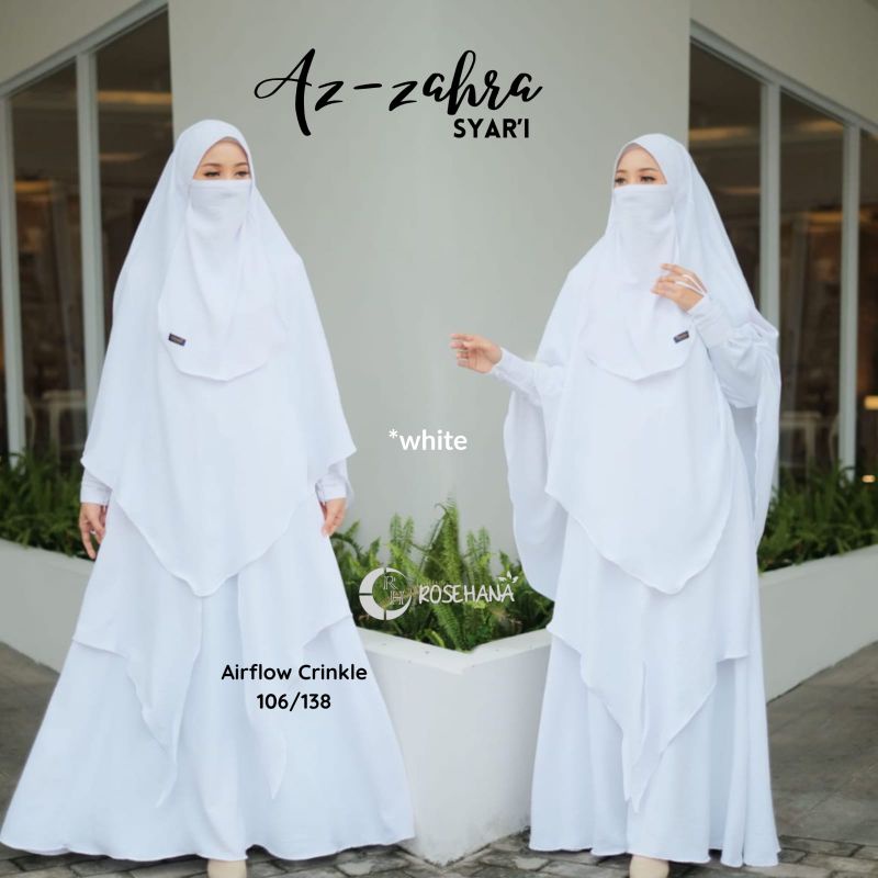 Set gamis cadar syar'i Premium terbaru ori Roshana