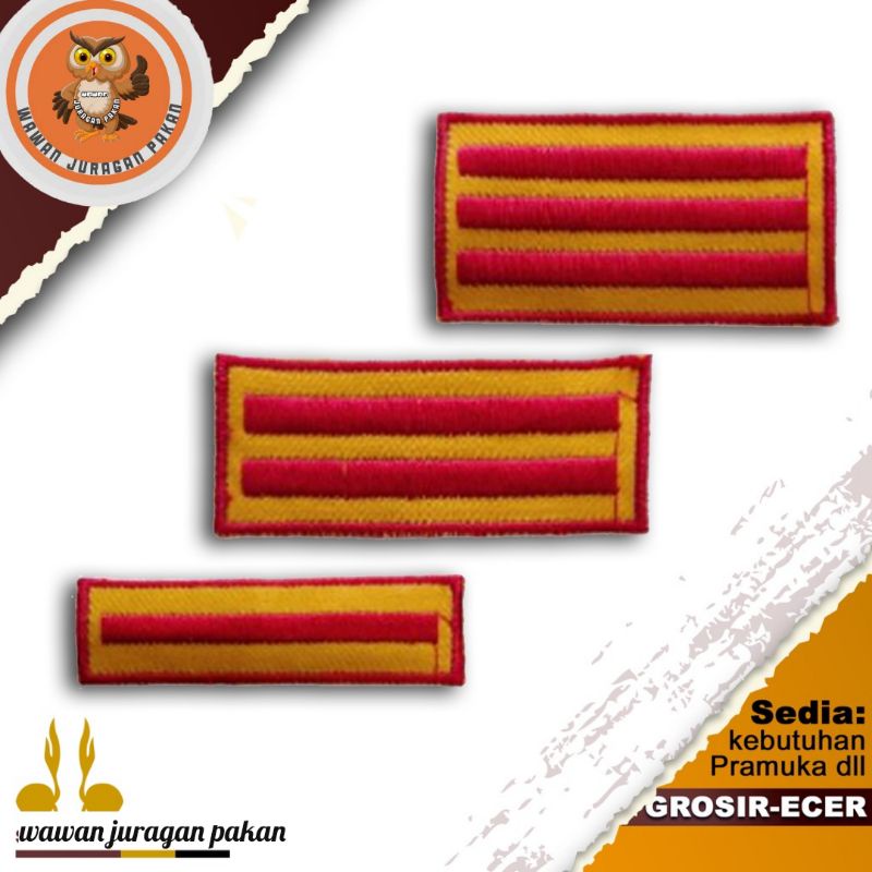 TANDA PINRU PRAMUKA/TANDA JABATAN PIMPINAN REGU PRAMUKA  penggalang