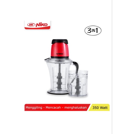 NIKO  Food Chopper Katana Next Rose 2 Liter Original Garansi Resmi