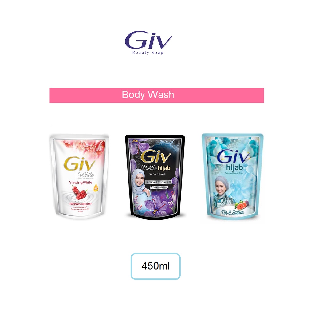 Jual Giv White Hijab Body Wash Ml Shopee Indonesia