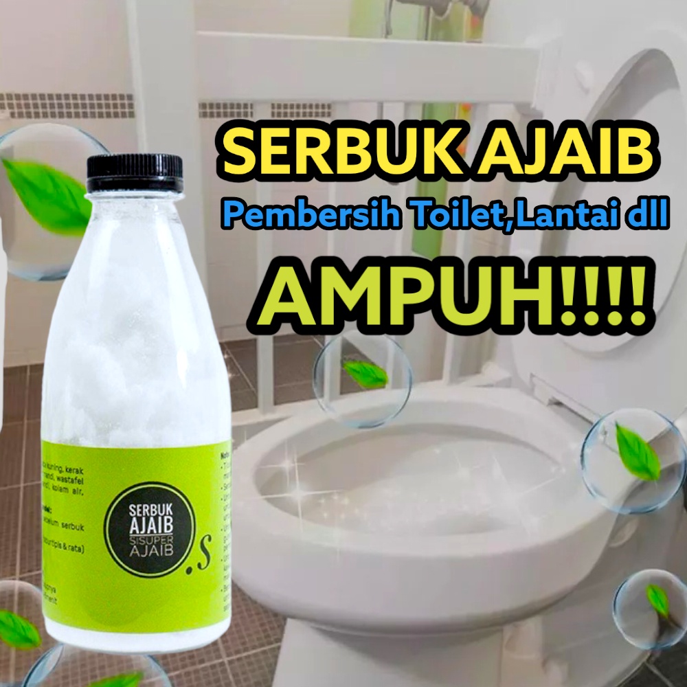 Serbuk Ajaib ORIGINAL !! Serbuk Ajaib Pembersih Lantai Kamar mandi Toilet WC Kerak Wajan Panci Ember Kamar