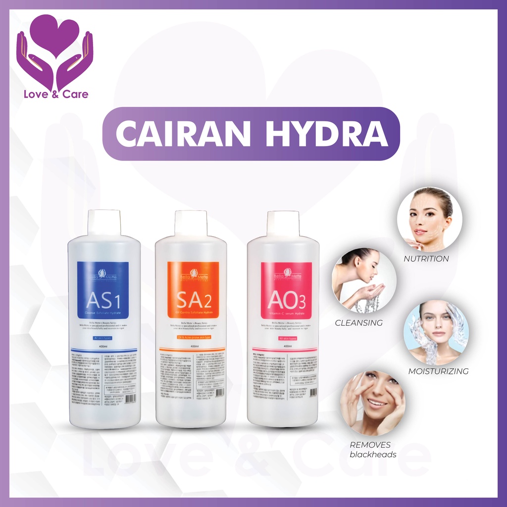 Serum Hydra Peel Cairan Hydrapeel AO3 Pink AS1 Spray Serum Kulit Normal