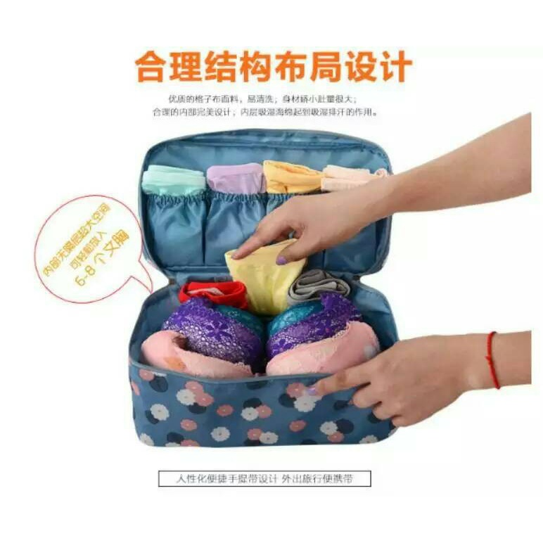 Underwear Pouch Tas Pakaian Dalam Bra Travel Organizer Bag Doky