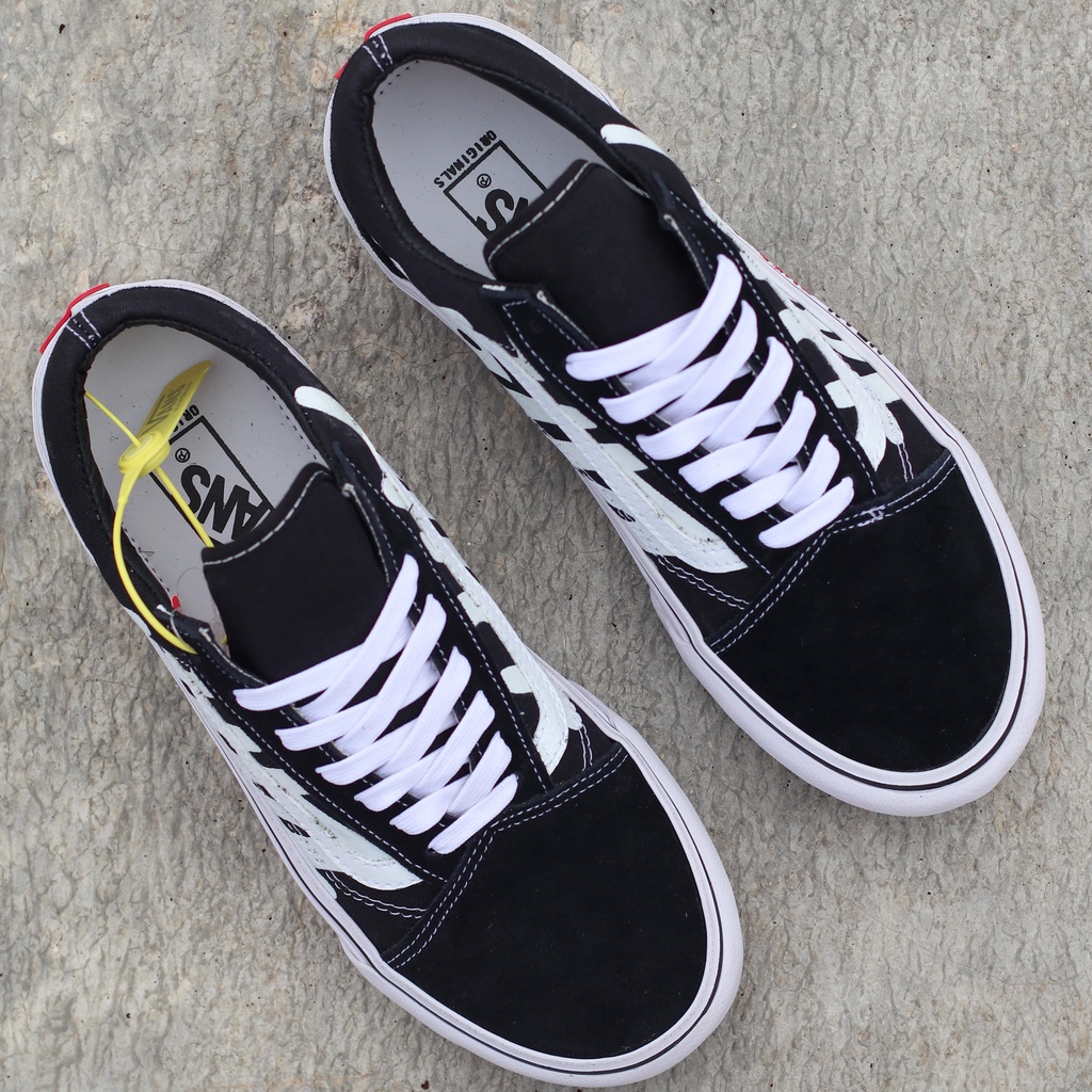 OLDSKOOL PATTA BLACK WHITE