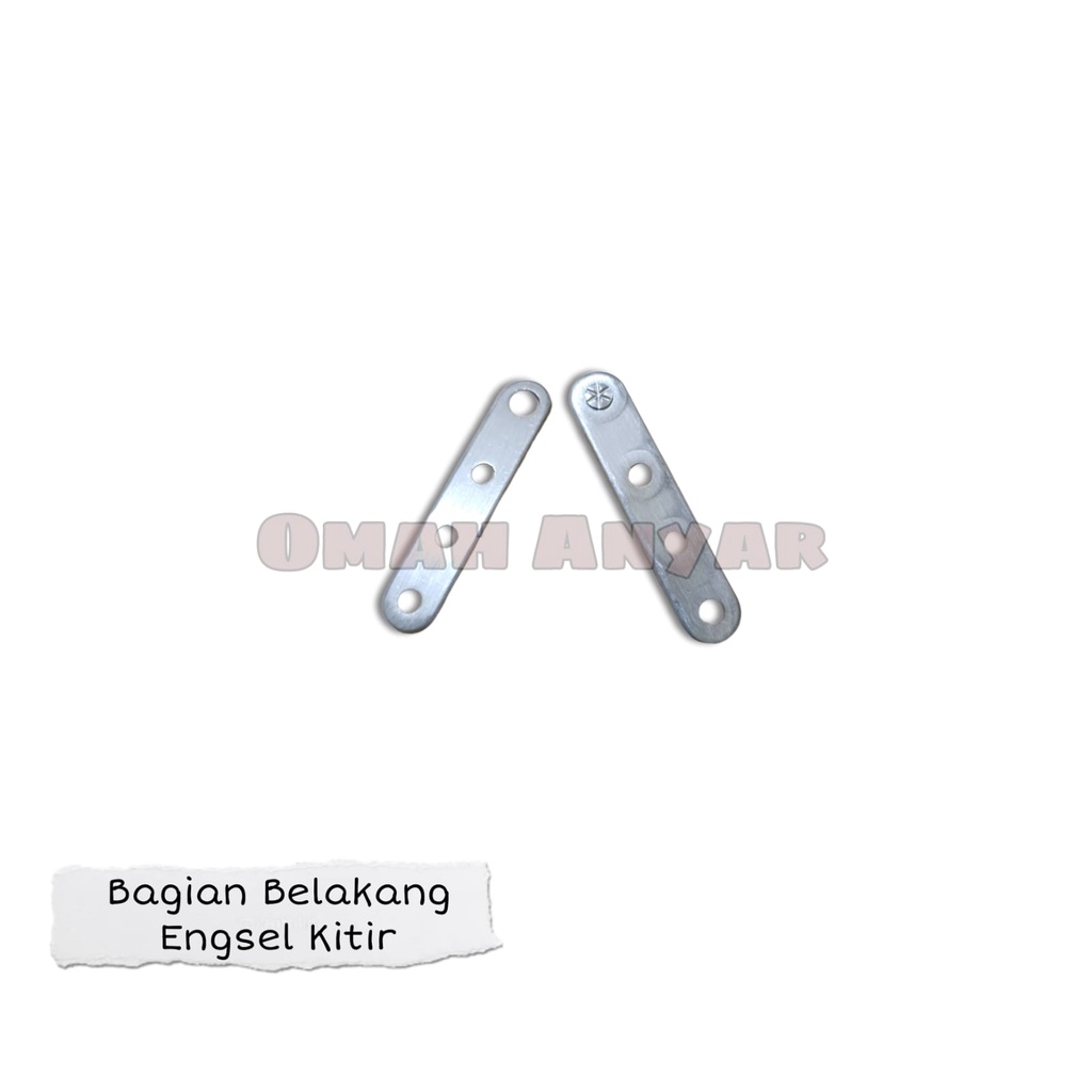 Engsel Kitir Untuk Pintu Lemari Putar SS Stainless Steel