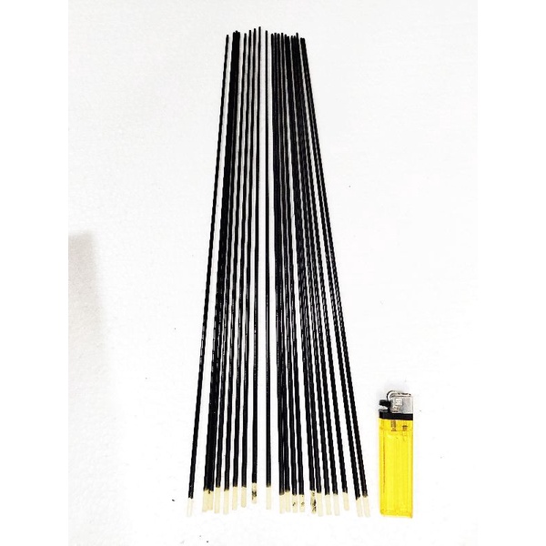 Fiber Kaku 37 cm Ujung No 1 Joran Pancing Antena  (Teleskopis)
